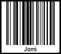 Interpretation von Jomi als Barcode