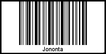 Interpretation von Jononta als Barcode