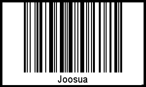 Joosua als Barcode und QR-Code