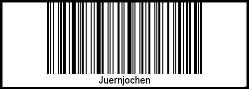 Interpretation von Juernjochen als Barcode