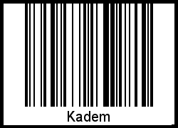 Interpretation von Kadem als Barcode