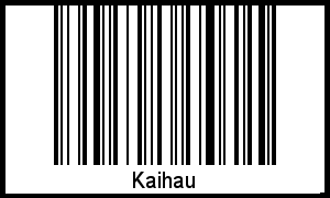 Interpretation von Kaihau als Barcode