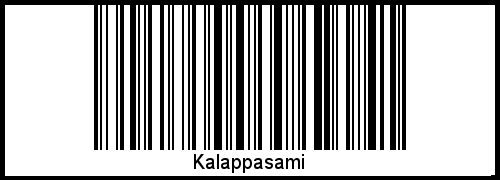 Barcode-Foto von Kalappasami