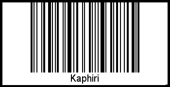 Barcode-Grafik von Kaphiri