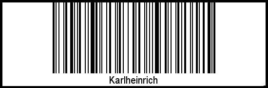 Barcode-Foto von Karlheinrich