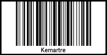 Kemartre als Barcode und QR-Code