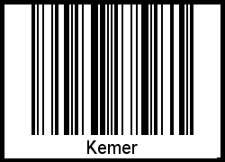 Interpretation von Kemer als Barcode