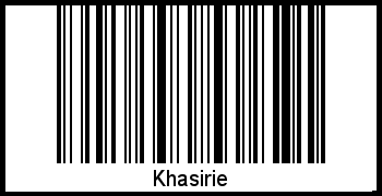 Barcode-Foto von Khasirie