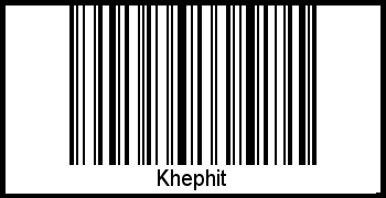 Interpretation von Khephit als Barcode