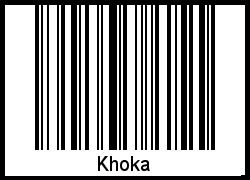 Barcode-Grafik von Khoka