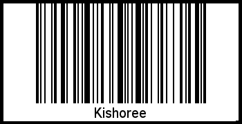 Der Voname Kishoree als Barcode und QR-Code