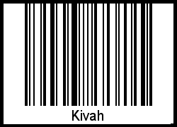 Interpretation von Kivah als Barcode