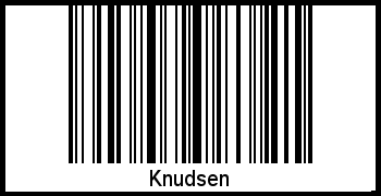 Barcode-Foto von Knudsen