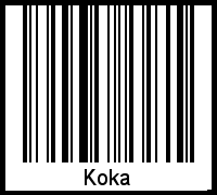 Barcode-Grafik von Koka