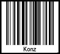 Barcode-Grafik von Konz