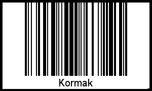 Interpretation von Kormak als Barcode