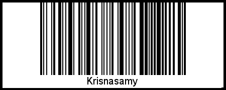 Barcode-Grafik von Krisnasamy