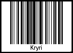 Kryri als Barcode und QR-Code