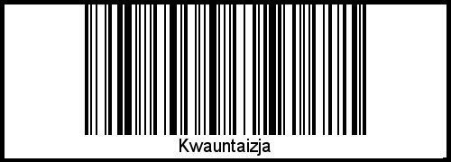 Barcode-Foto von Kwauntaizja