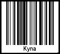 Interpretation von Kyna als Barcode