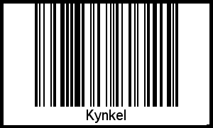 Kynkel als Barcode und QR-Code