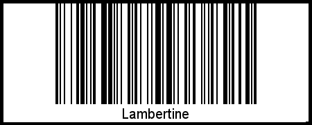 Barcode-Foto von Lambertine