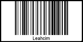 Interpretation von Leahcim als Barcode