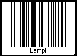 Lempi als Barcode und QR-Code