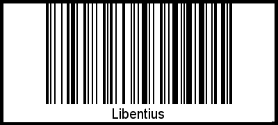 Interpretation von Libentius als Barcode