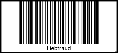 Liebtraud als Barcode und QR-Code