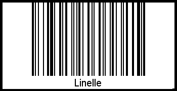 Der Voname Linelle als Barcode und QR-Code