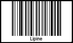 Interpretation von Lipine als Barcode