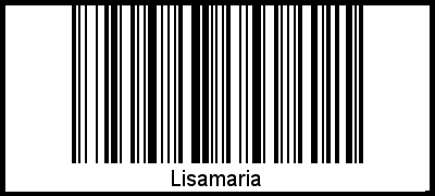 Interpretation von Lisamaria als Barcode