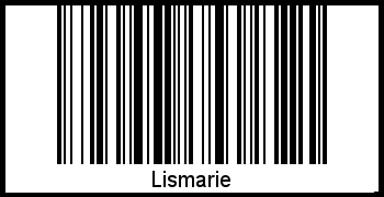 Lismarie als Barcode und QR-Code