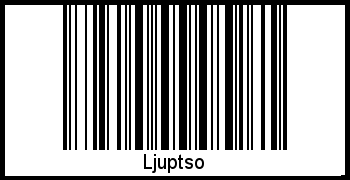 Interpretation von Ljuptso als Barcode