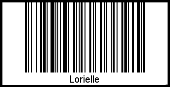 Interpretation von Lorielle als Barcode