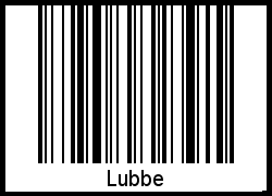 Interpretation von Lubbe als Barcode