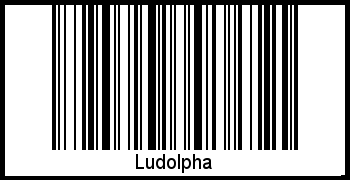 Interpretation von Ludolpha als Barcode