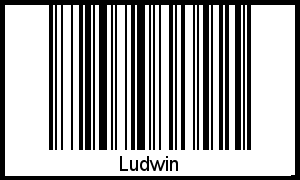 Interpretation von Ludwin als Barcode