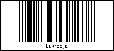 Barcode-Grafik von Lukrecija