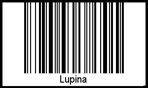 Interpretation von Lupina als Barcode