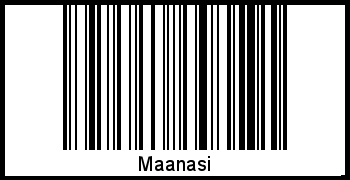 Barcode-Grafik von Maanasi