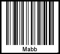 Mabb als Barcode und QR-Code