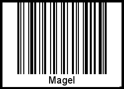 Interpretation von Magel als Barcode