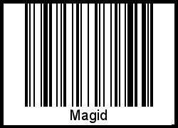 Interpretation von Magid als Barcode