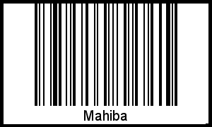 Interpretation von Mahiba als Barcode