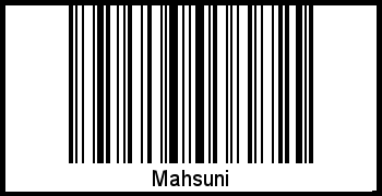 Barcode-Foto von Mahsuni