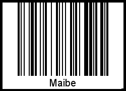 Interpretation von Maibe als Barcode