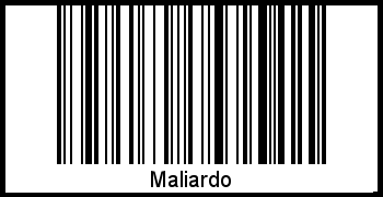 Maliardo als Barcode und QR-Code