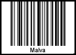 Barcode-Grafik von Malva